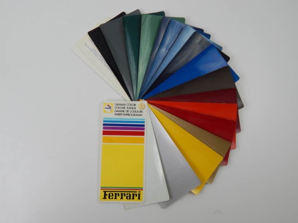 Ferrari 1980s Glasurit Paint Sample Swatch