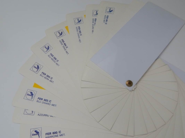 Ferrari 1980s Glasurit Paint Sample Swatch