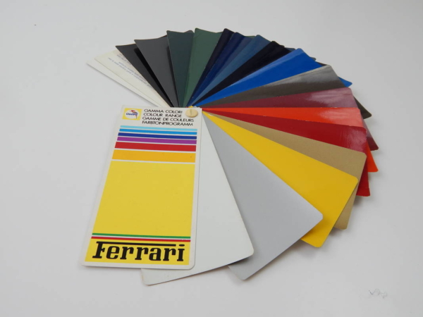 Ferrari 1980s Glasurit Paint Sample Swatch