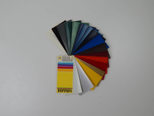 Ferrari 1980s Glasurit Paint Sample Swatch