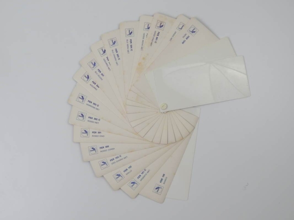 Ferrari 1980s Glasurit Paint Sample Swatch