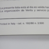 Ferrari 1981 Dealer Directory “Servizi Vendita E Assistenza” 208 308 400 Mondial