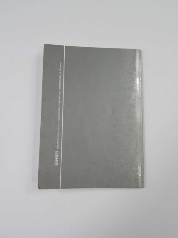 Ferrari 1984 Dealer Directory “Servizi Vendita E Assistenza” 288 308 QV Mondial