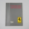 Ferrari 1984 Dealer Directory “Servizi Vendita E Assistenza” 288 308 QV Mondial