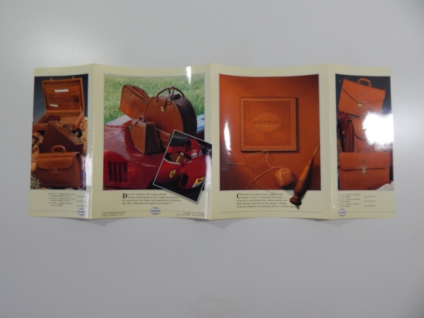 Original Ferrari Schedoni Luggage Sales Brochure Pamphlet 308 328 Dino Daytona