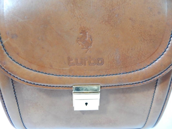 Ferrari 208 Turbo Complete 3 Piece Schedoni Leather Luggage Set