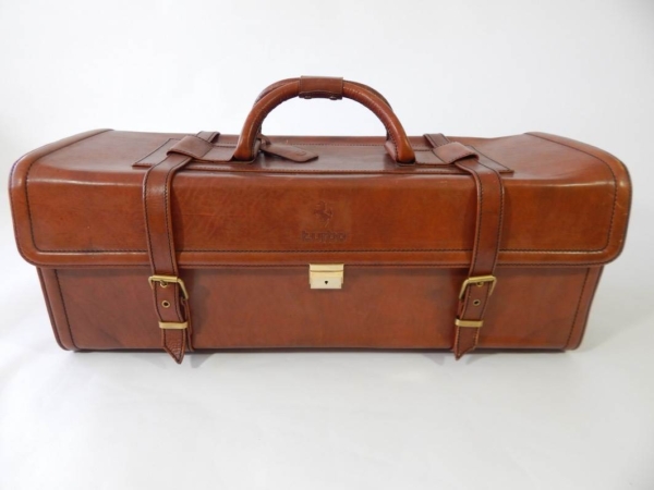 Ferrari 208 Turbo Complete 3 Piece Schedoni Leather Luggage Set