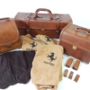 Ferrari 208 Turbo Complete 3 Piece Schedoni Leather Luggage Set