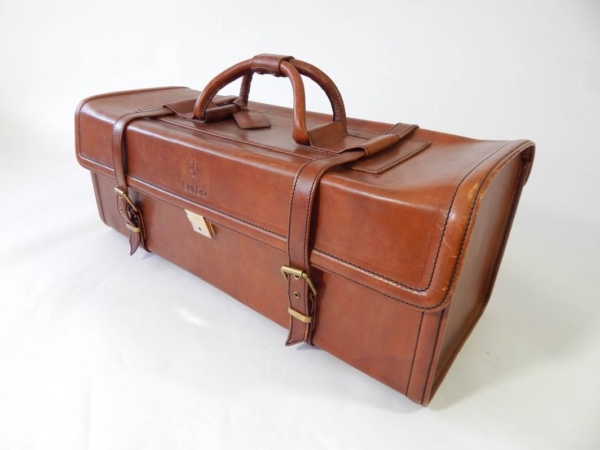 Ferrari 208 Turbo Complete 3 Piece Schedoni Leather Luggage Set