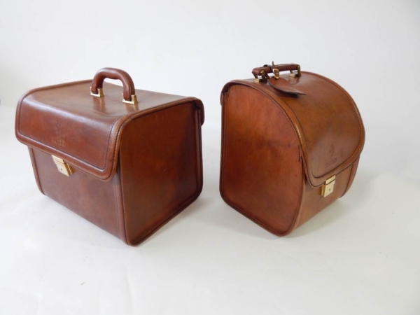 Ferrari 208 Turbo Complete 3 Piece Schedoni Leather Luggage Set