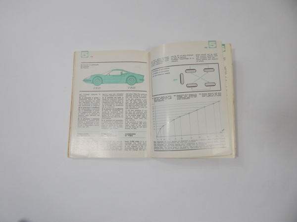 Ferrari 246 Dino GT Owner's Manual 1970