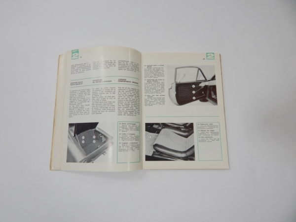 Ferrari 246 Dino GT Owner's Manual 1970