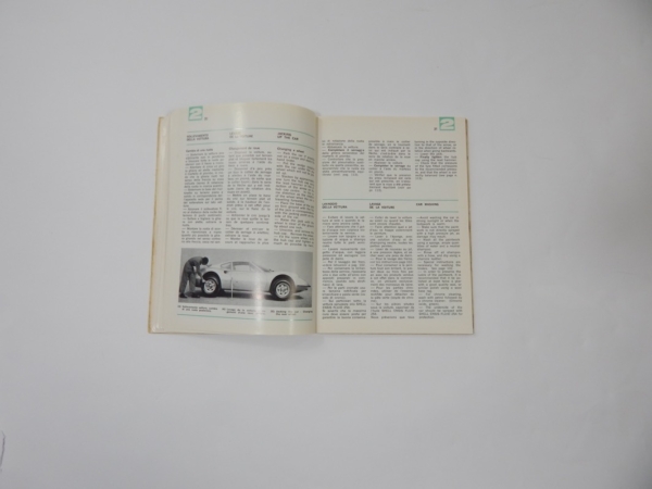 Ferrari 246 Dino GT Owner's Manual 1970