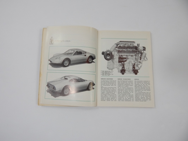 Ferrari 246 Dino GT Owner's Manual 1970