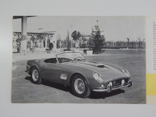 Ferrari 250 California Spyder Sales Brochure