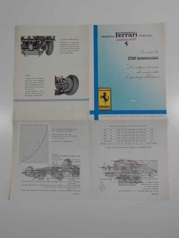 Ferrari 250 Granturismo Sales Brochure