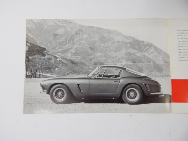 Ferrari 250 Granturismo Berlinetta SWB Sales Brochure French