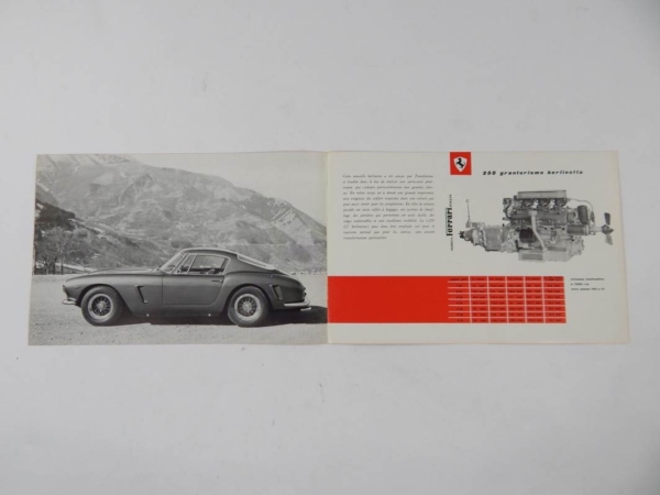 Ferrari 250 Granturismo Berlinetta SWB Sales Brochure French