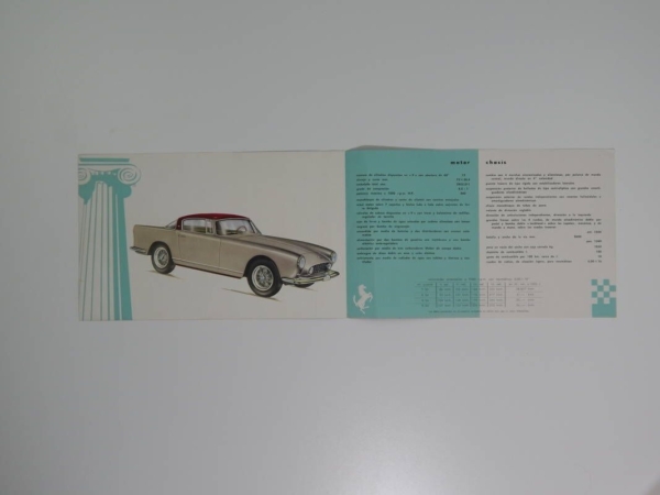 Ferrari 250 Granturismo Sales Brochure