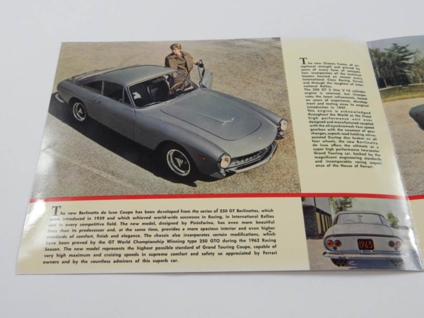 Ferrari 250 Lusso Sales Brochure
