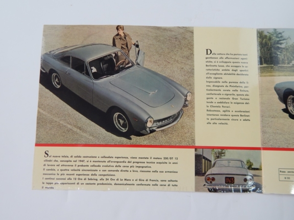Ferrari 250 Lusso Sales Brochure