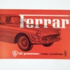 Ferrari 250 PF Coupé Sales Brochure