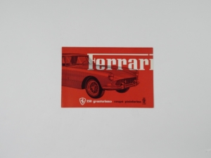 Ferrari 250 PF Coupé Sales Brochure