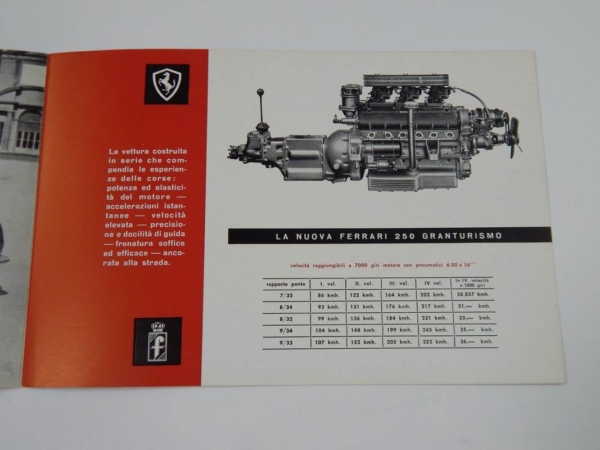 Ferrari 250 PF Coupé Sales Brochure
