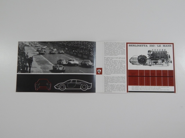 Ferrari 250LM Le Mans Sales Brochure
