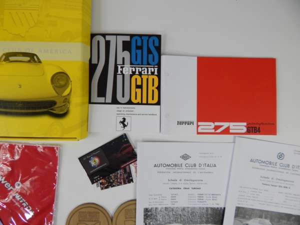 Ferrari 275 FCA 2016 Manuals