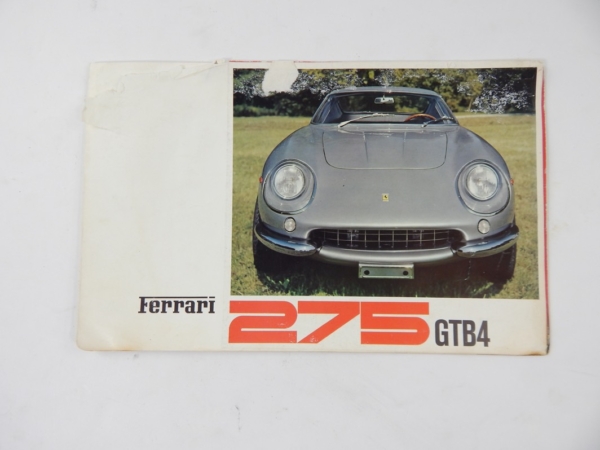 Ferrari 275 GTB/4 Sales Brochure