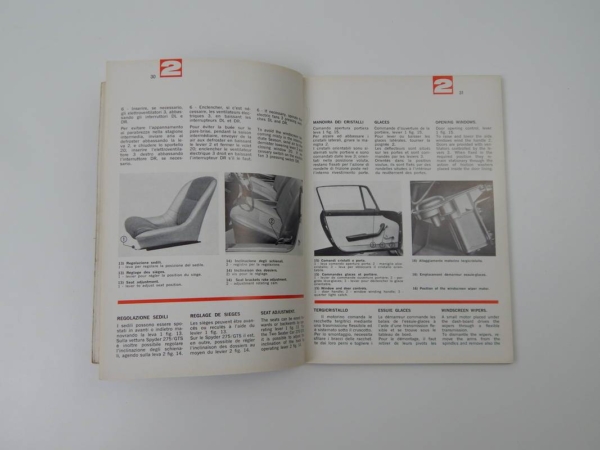 Ferrari 275 GTB GTS Owner’s Manual