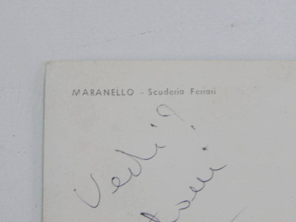 Ferrari 275 1960s Postcard Factory Maranello