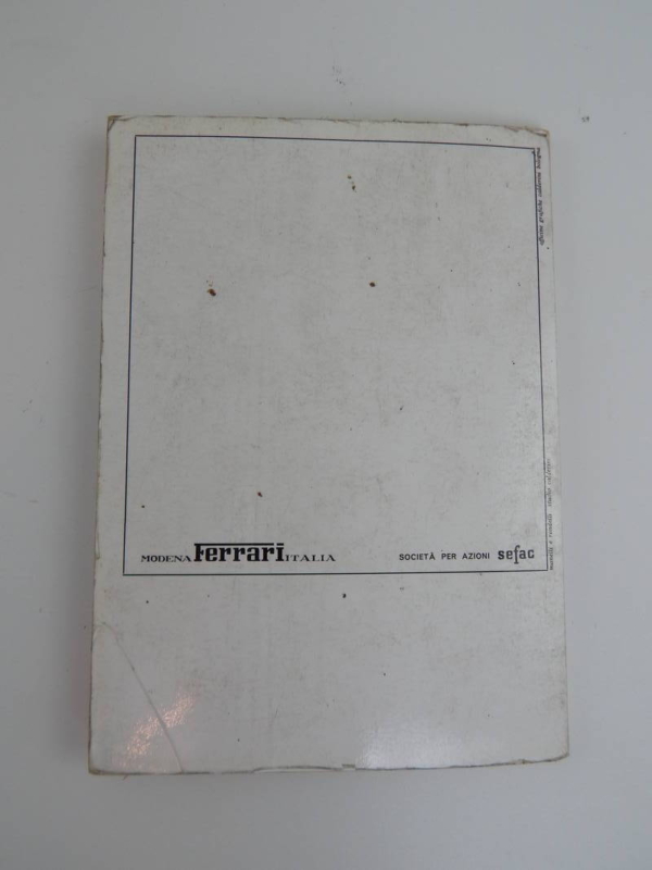 Ferrari 275 GTB GTS Owner’s & Parts Manual Handbook