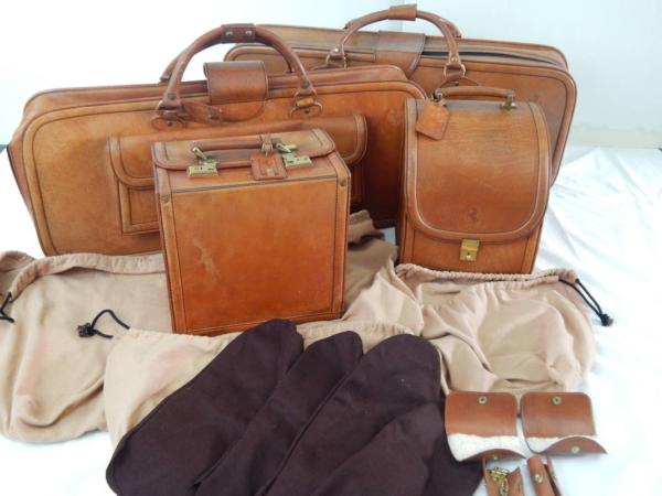 Ferrari 308 328 Complete Schedoni Leather Luggage Set