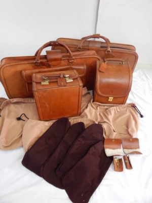 Ferrari 308 328 Complete Schedoni Leather Luggage Set