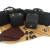 Ferrari 308 328 Schedoni Leather Luggage Set Black