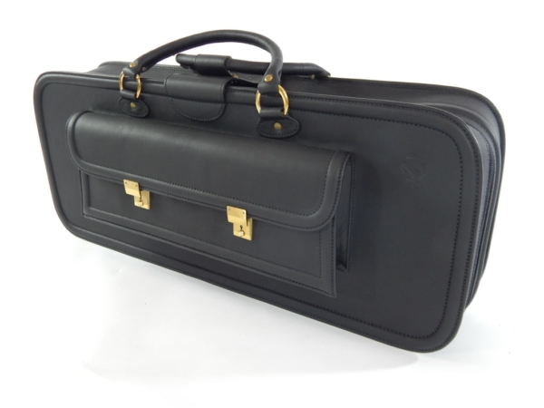 Ferrari 308 328 Schedoni Leather Luggage Set Black