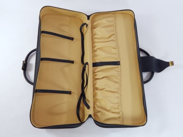 Ferrari 308 328 Schedoni Leather Luggage Set Black
