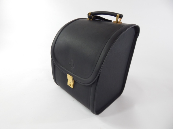 Ferrari 308 328 Schedoni Leather Luggage Set Black