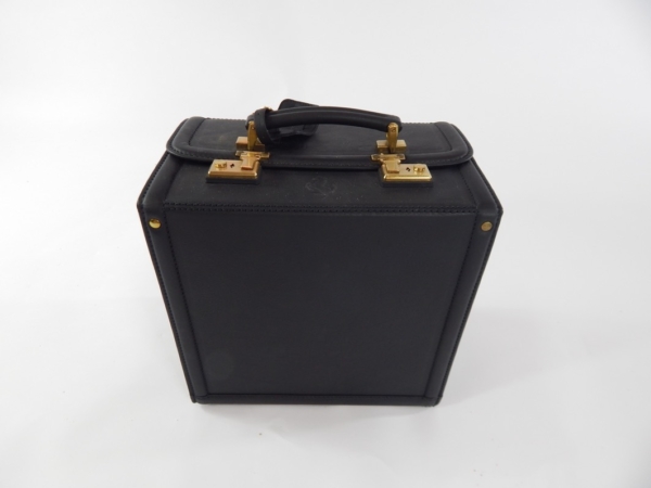 Ferrari 308 328 Schedoni Leather Luggage Set Black