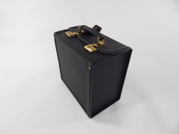 Ferrari 308 328 Schedoni Leather Luggage Set Black