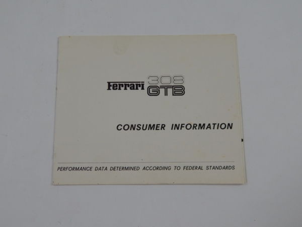 Ferrari 308 Complete Pouch Set