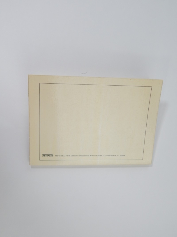Ferrari 308 GT4 Dino Owner's Manual Handbook