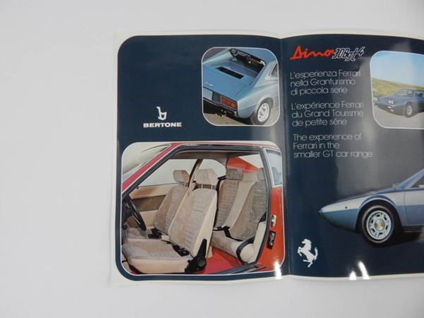 Ferrari 308 GT4 Dino Sales Brochure