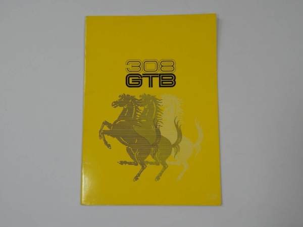 Ferrari 308 GTB Fibreglass Sales Brochure