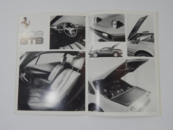 Ferrari 308 GTB Fibreglass Sales Brochure