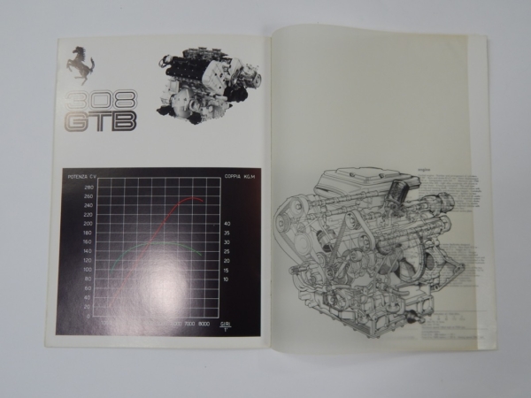 Ferrari 308 GTB Fibreglass Sales Brochure