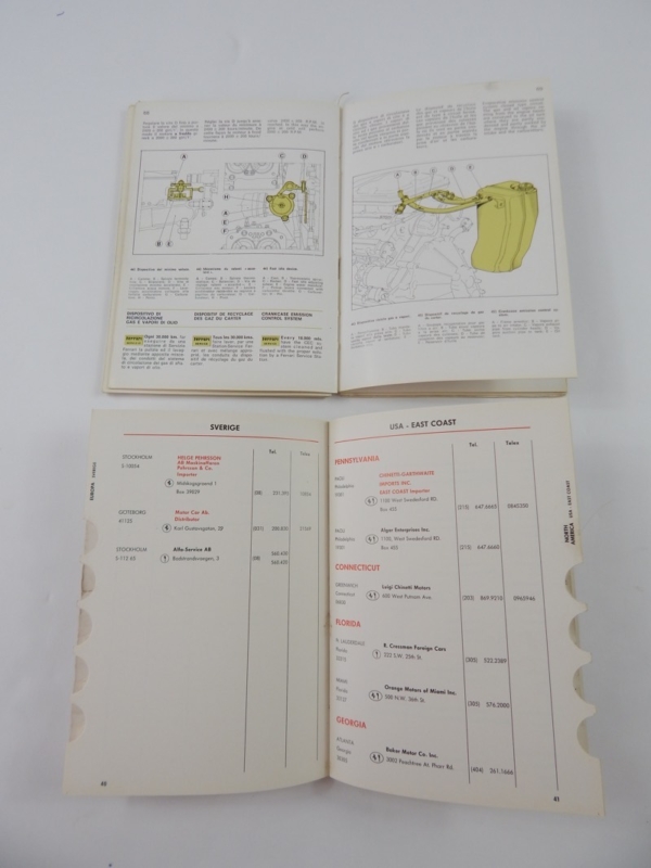 Ferrari 308 Vetroresina Complete Pouch Set