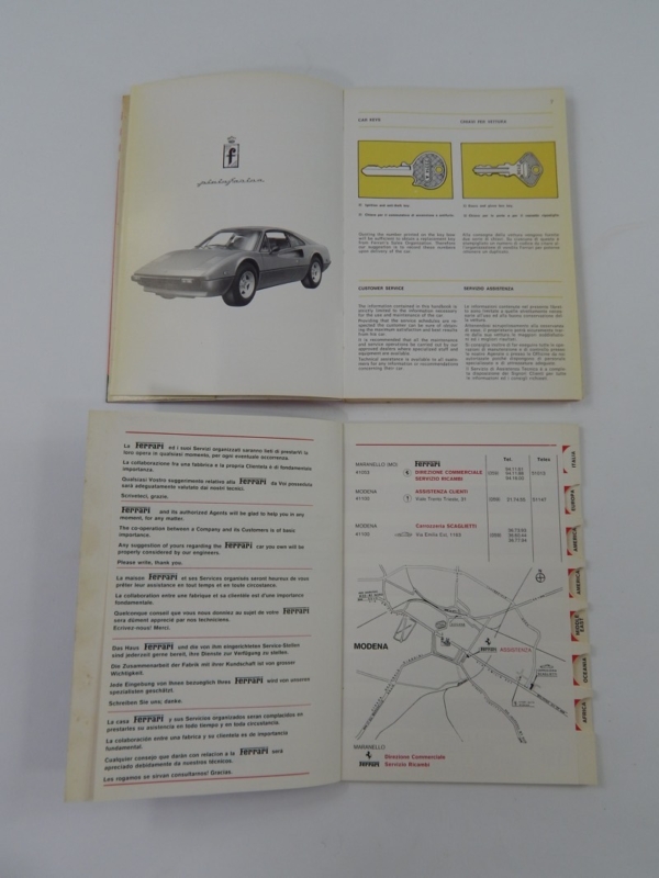 Ferrari 308 Complete Pouch Set